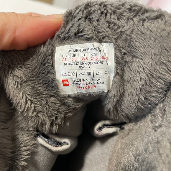 The North Face Womens Shellista Shorty Winter Boot 7.5 Brown Waterproof Faux Fur - Picture 3 of 15